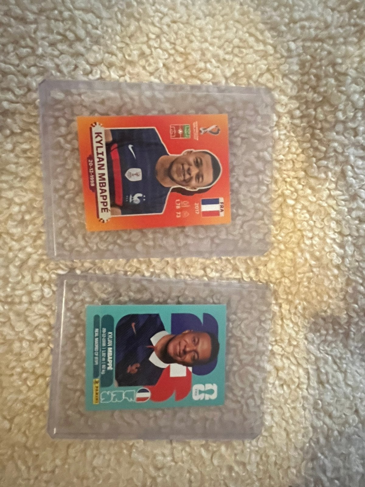 Panini Mbappé wk 2022 + 2026, Ophalen of Verzenden