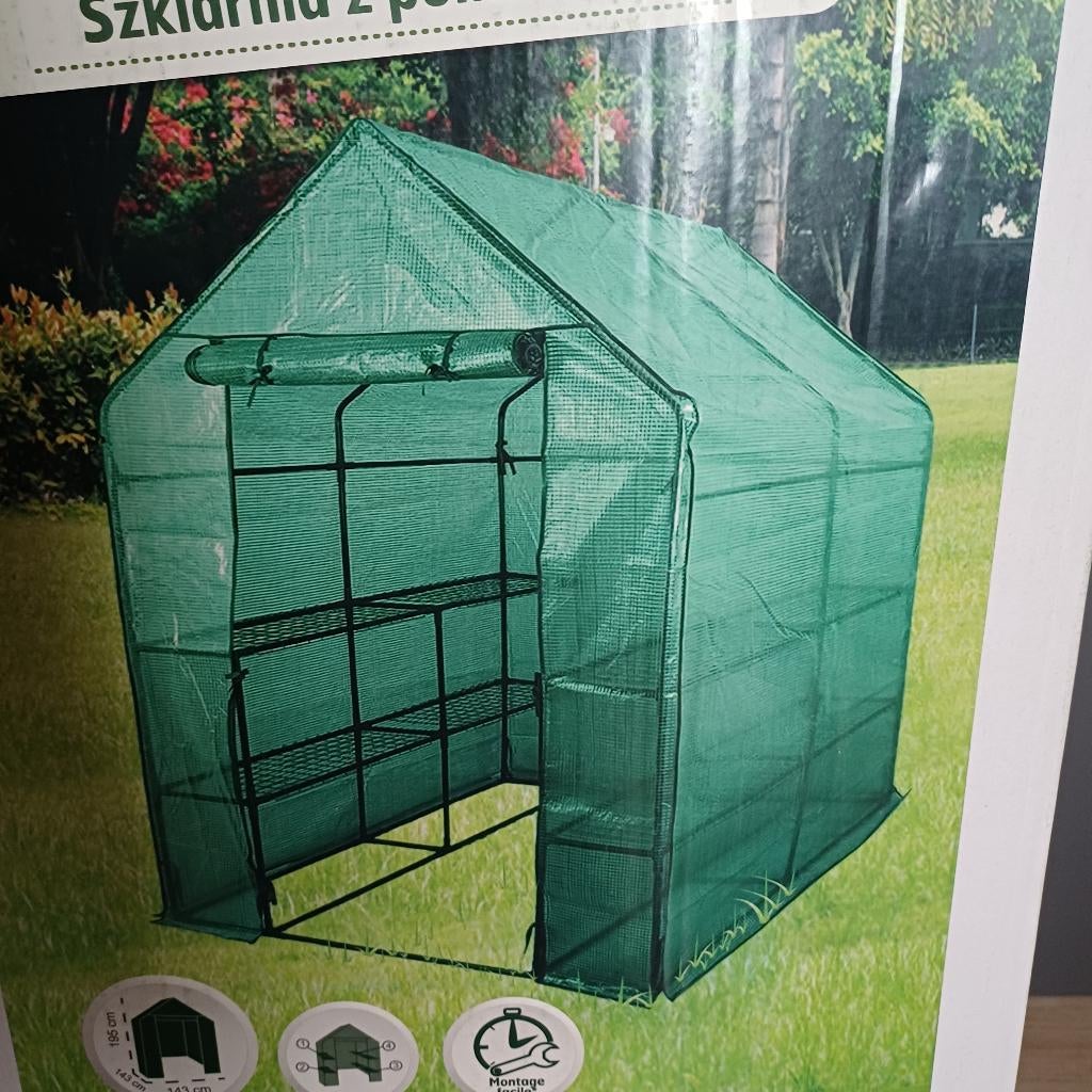 Serre de jardin, Tuin en Terras, Kassen, Polycarbonaat, Ophalen, Staal, Kweekkas
