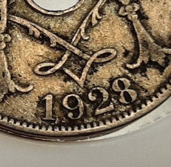 Belgique — 25 cents — 1928-NL. (Réf 016), Enlèvement ou Envoi, Métal, Monnaie en vrac