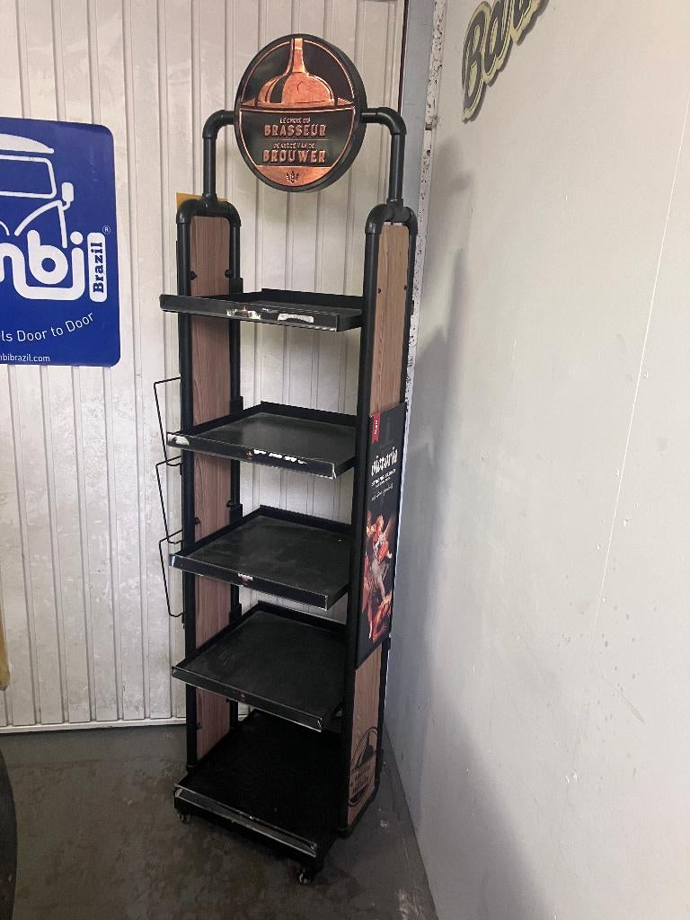 bierstand brouwerij display verkoopsrek, Enlèvement, Comme neuf, Panneau, Plaque ou Plaquette publicitaire, Jupiler