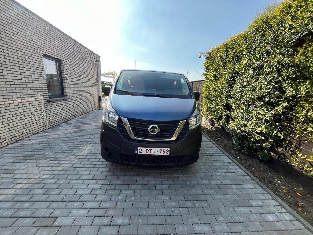 Nissan NV300, Auto's, Stof, 4 cilinders, Blauw, Multifunctioneel stuurwiel