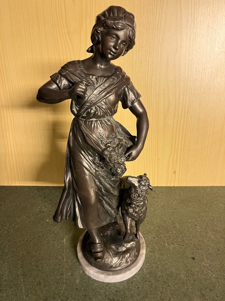 Beeld in brons, Sur socle, Statue, Brons, Enlèvement
