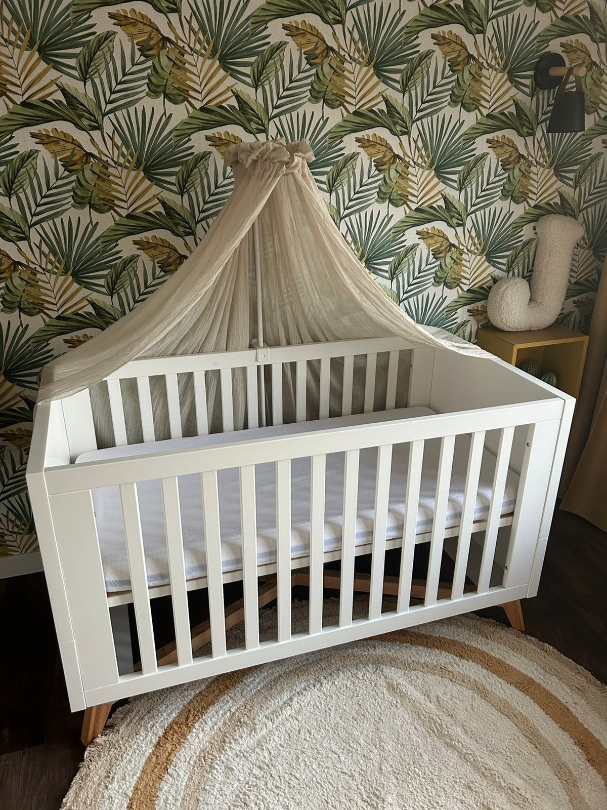 Jollein sluier / bedhemel / klamboe, Kinderen en Baby's, Jollein, Inclusief standaard, Zo goed als nieuw, Klamboe
