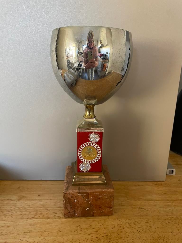 Trofee wielrenner 29 cm, Enlèvement ou Envoi, Comme neuf
