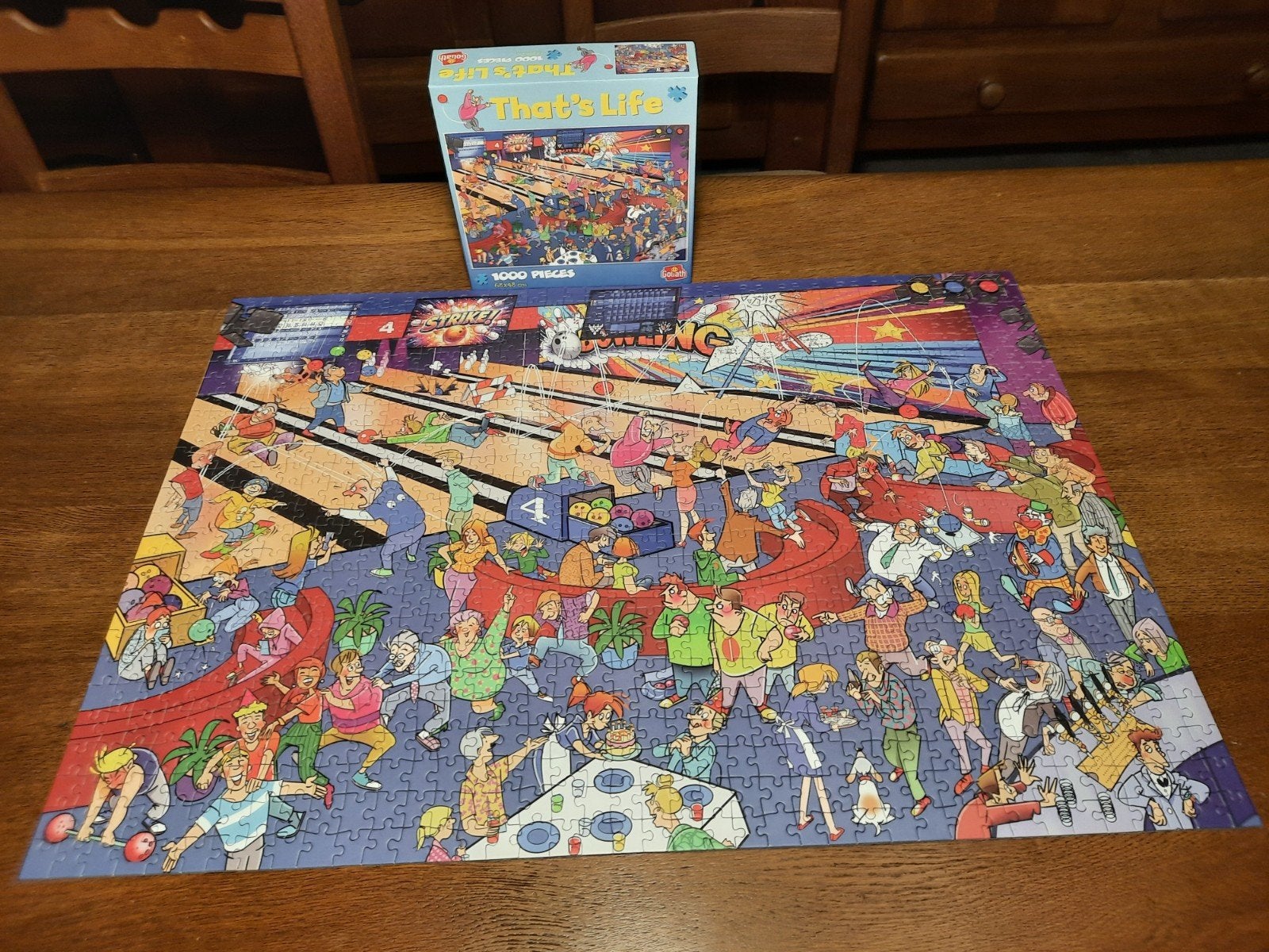 Puzzels 1000 stukjes., Ophalen