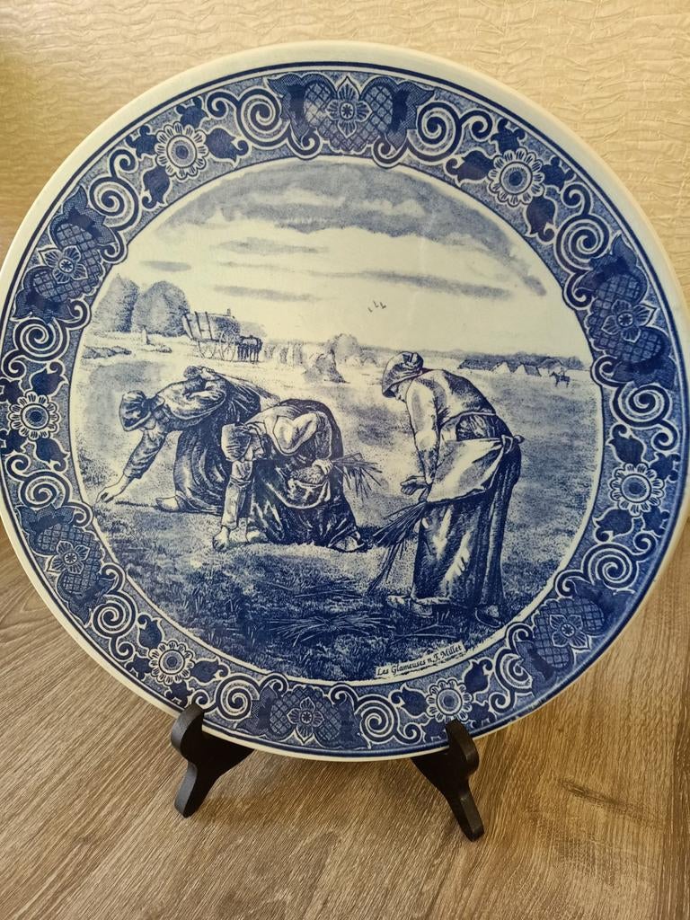 Set delfts blauwe sierborden– Boch & Delfts Bla, Antiek en Kunst, Ophalen