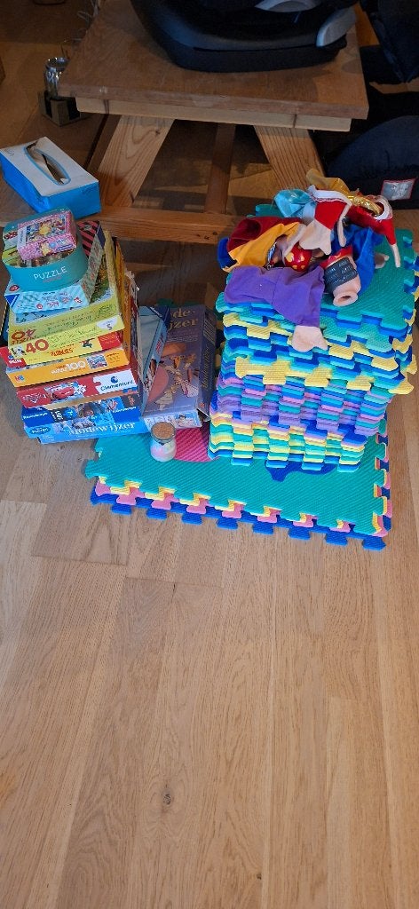 Speeltegels en puzzels, Ophalen, Gebruikt