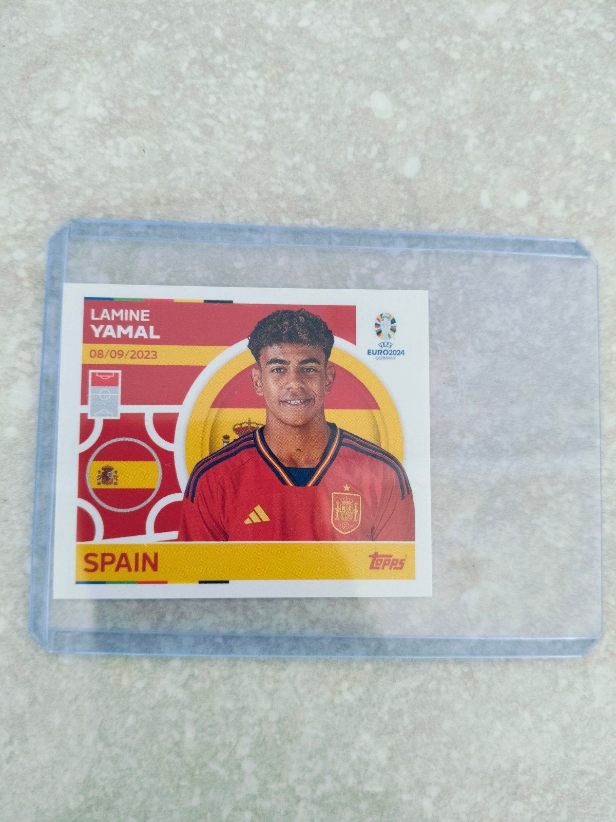 topps Euro 2024 Lamine Yamal Spanje, Enlèvement ou Envoi