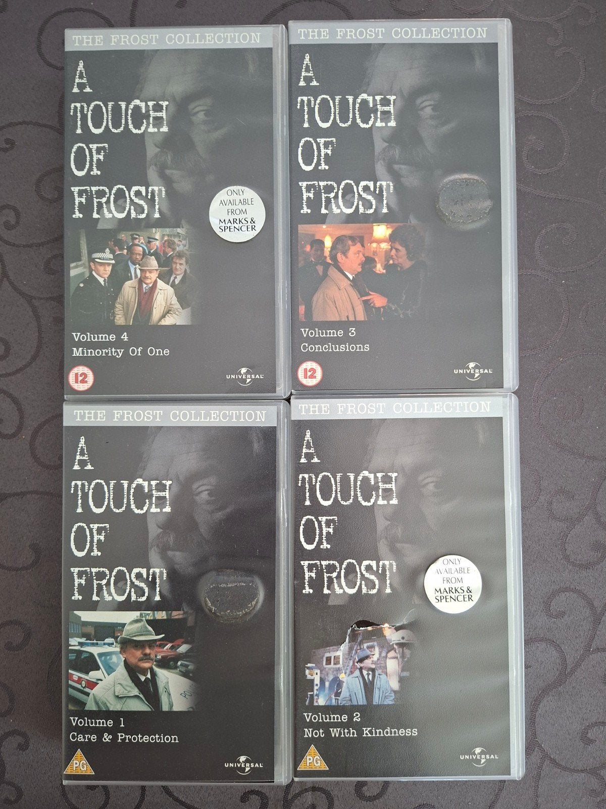 4x VHS A Touch of Frost ( 4 volumes ), Cd's en Dvd's, Ophalen of Verzenden