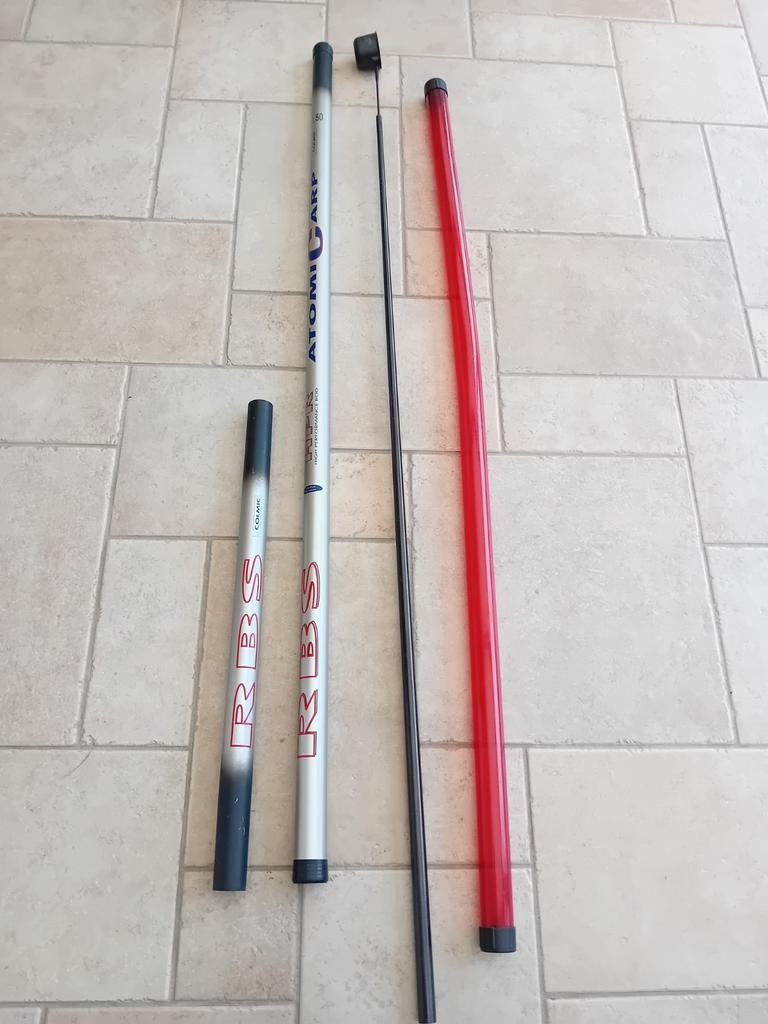 11m - 11m50 Atomic karperhengel en bekerset, Watersport en Boten