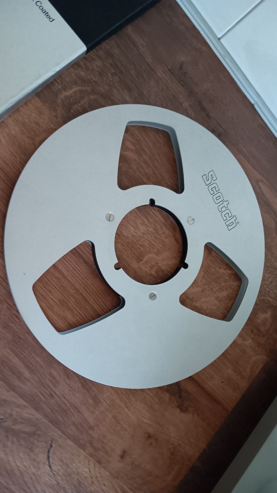 2 metal reels, Verzenden
