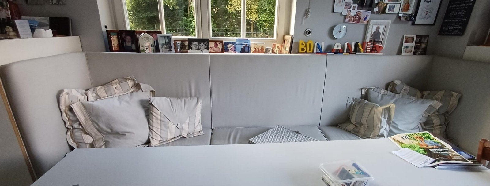 Banquette, Maison & Meubles, 75 à 100 cm, 300 cm ou plus, Quatre personnes ou plus, Banc droit