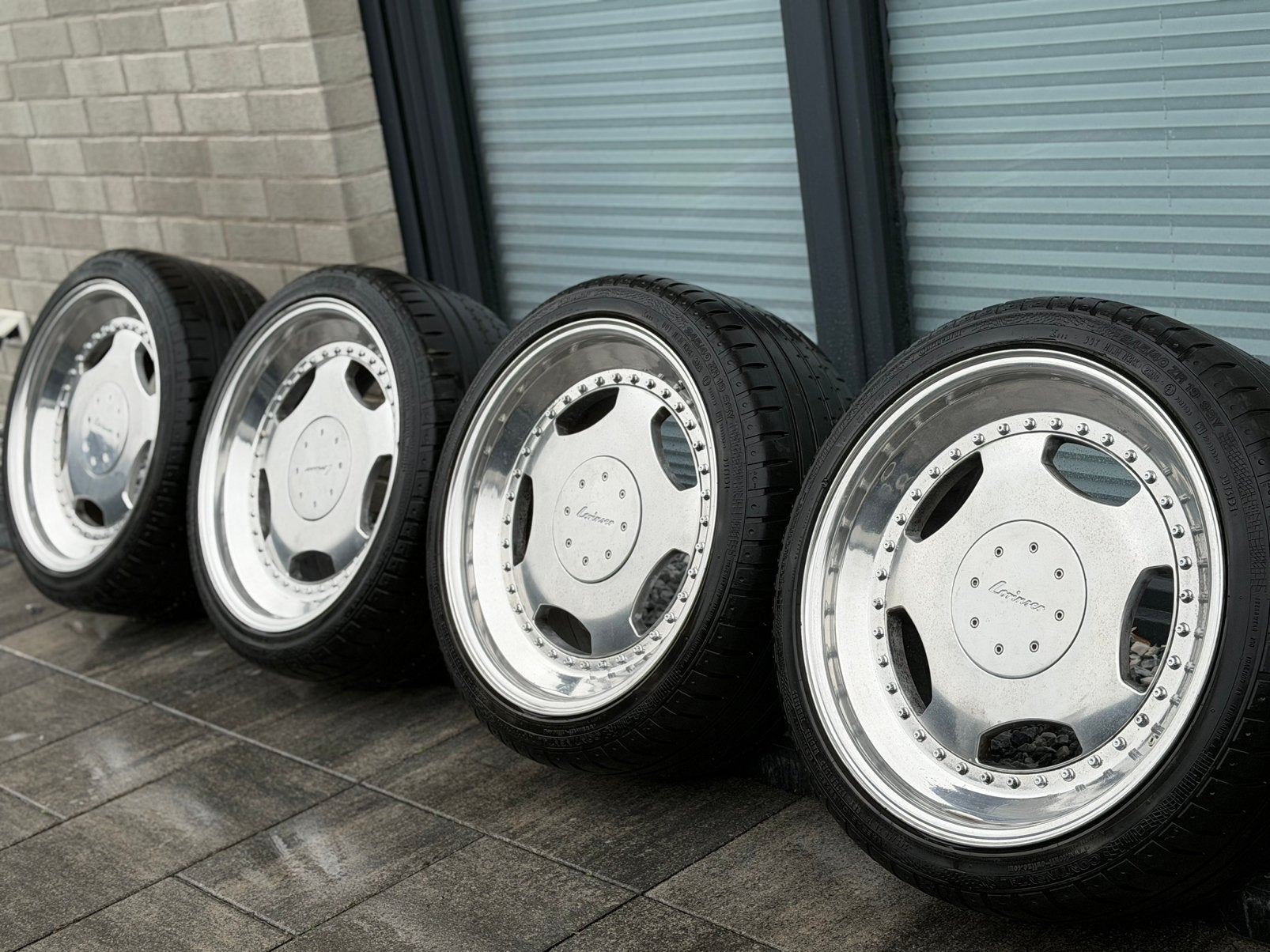 3 delige lorinser RSK velgen W140 w126 w124 W210 w215 ruil, Auto-onderdelen, Ophalen of Verzenden, 19 inch, Band(en)