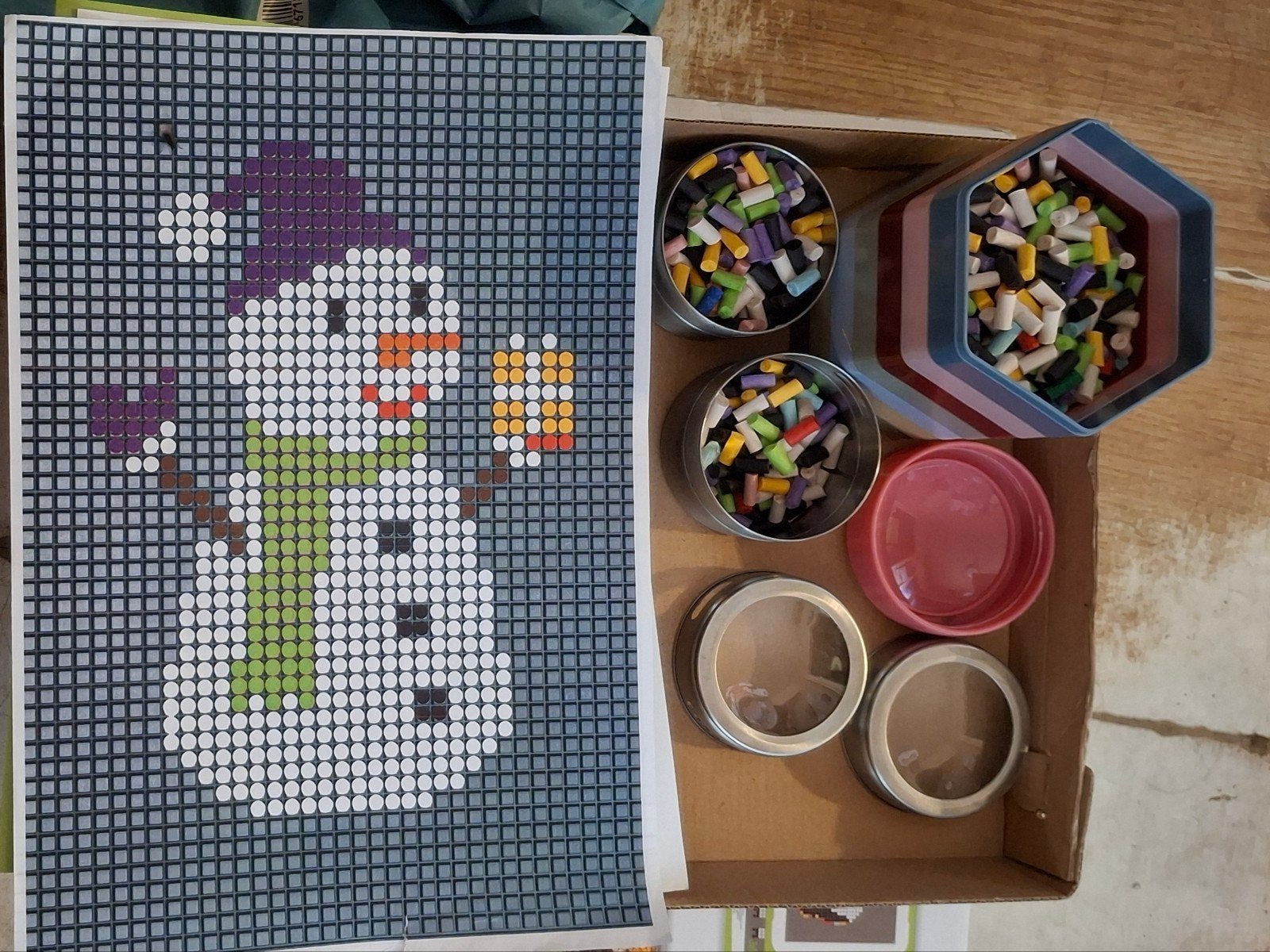 Knutselpakket met papierpinnetjes, Enlèvement ou Envoi, Neuf, Coffret