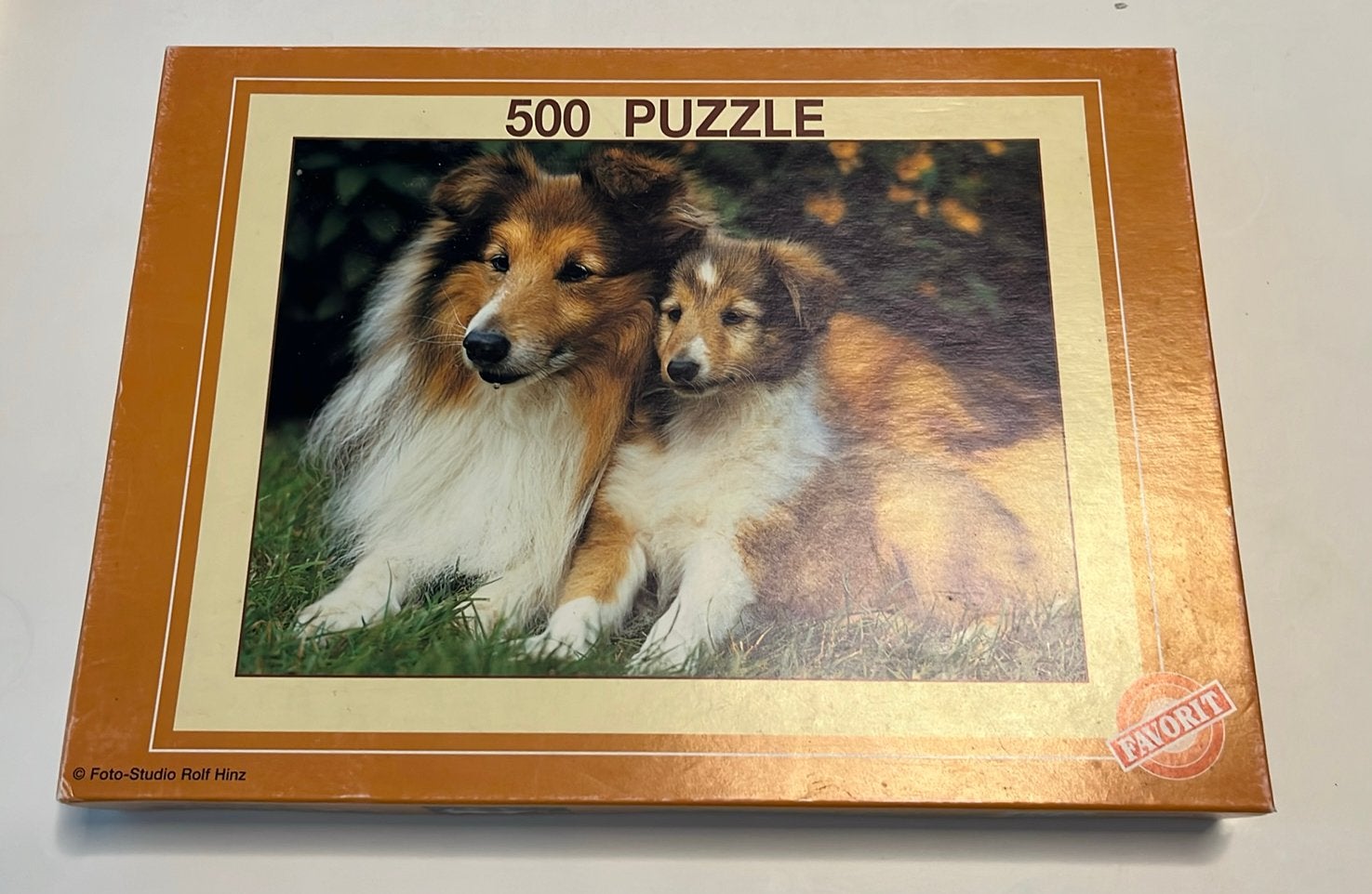 Puzzel 500 stukken 2 honden, Ophalen of Verzenden, Gebruikt