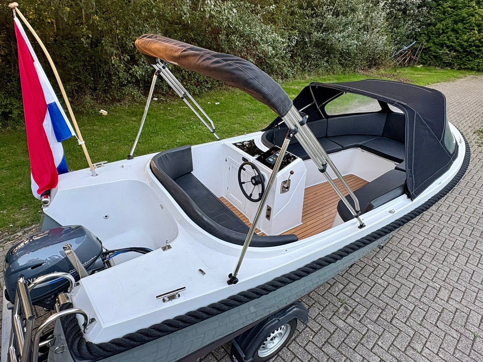 NL  Sloep Valory 555 ‼️UNIEK ‼️Boeg & Hekschroef‼️ + Trailer, Watersport en Boten, Tender, Zo goed als nieuw, Buitenboordmotor
