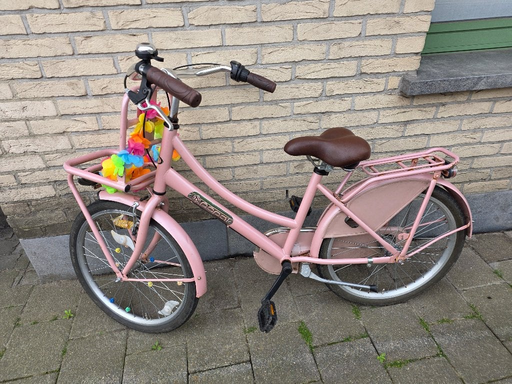 Popal Meisjes fiets Roze, Fietsen en Brommers, Ophalen, 22 inch