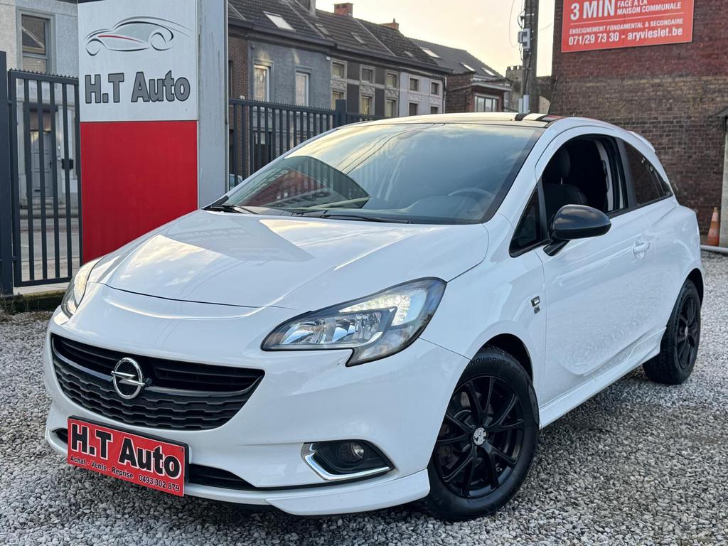 Opel Corsa 1.0 Turbo/Nieuwstaat/OPC Line! /Sport/Euro6B, Voorwielaandrijving, Stof, Wit, Bedrijf