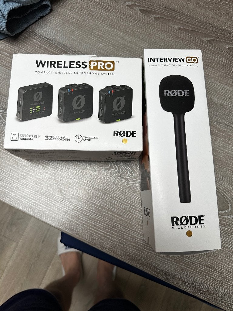 RØDE Wireless PRO + RØDE Interview GO, Ophalen of Verzenden, Zo goed als nieuw, Minder dan 5 kanalen