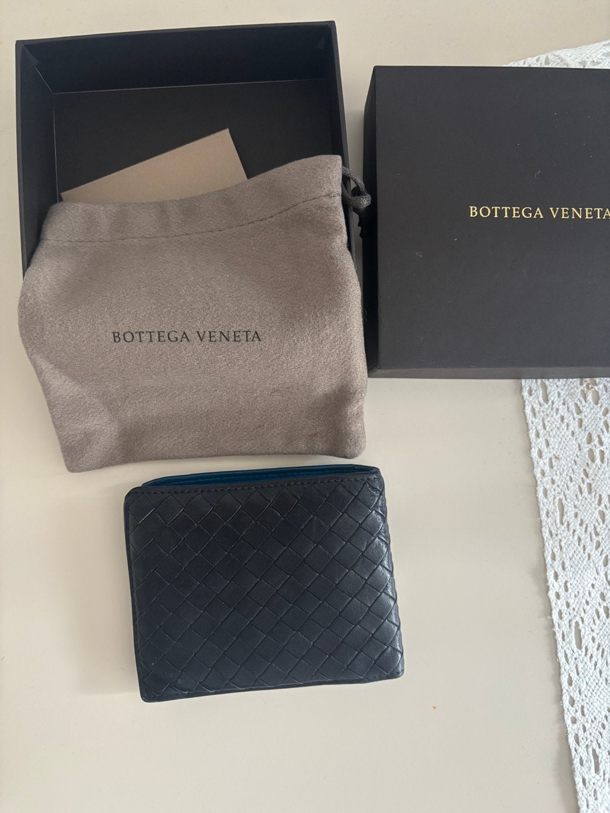 Portefeuille Bottega Veneta, Autres marques, Cuir, Enlèvement, Utilisé