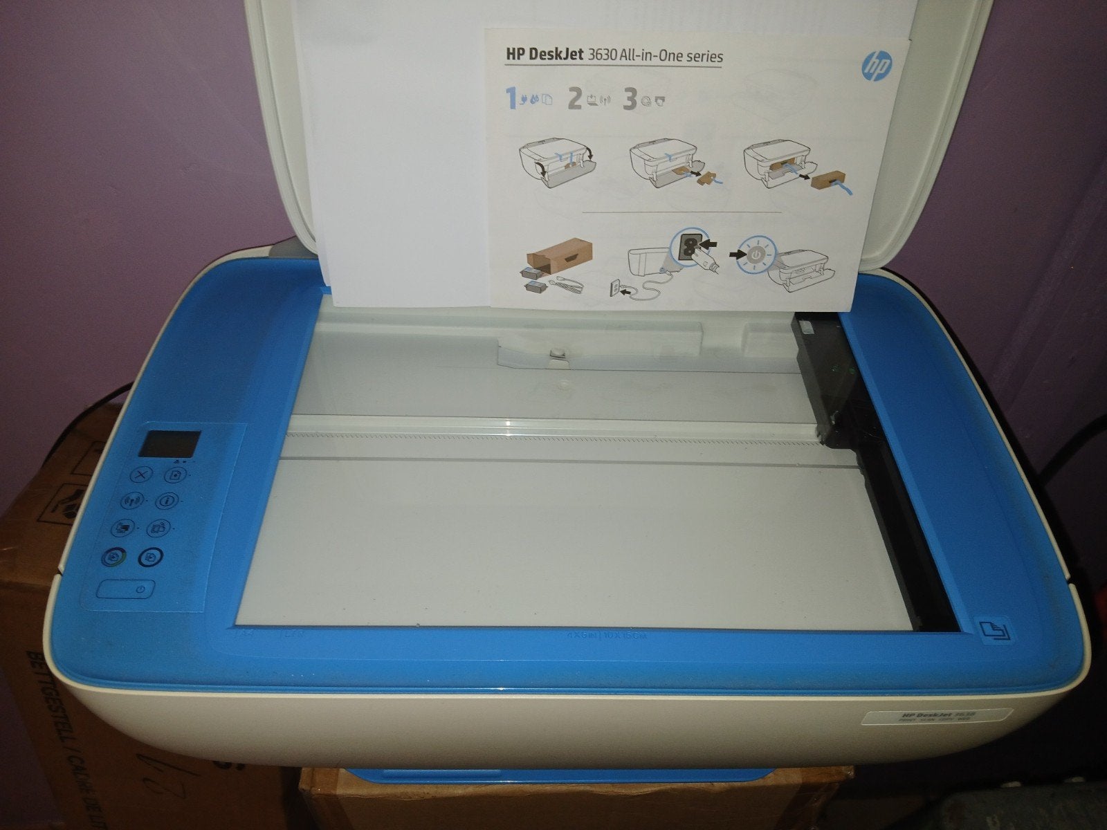 Printer hp zonder inktpatroon originele verpakking ontbreekt, Informatique & Logiciels, Imprimantes, Enlèvement, Imprimante