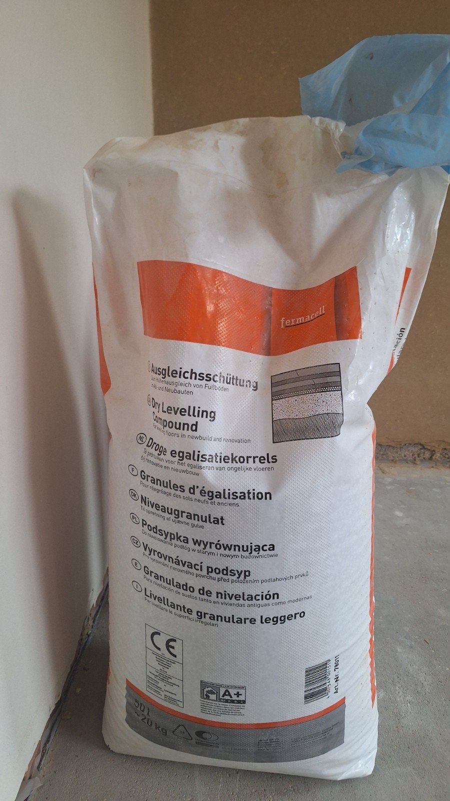 3 sacs de pastilles d'égalisation (fermacell), Bricolage & Construction, Isolation & Étanchéité, Enlèvement