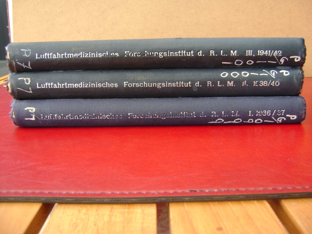 Luftwaffe Veröffentlichungen aus dem Luftfahrtmedizinischen., Enlèvement ou Envoi, Armée de l'air, Livre ou Revue