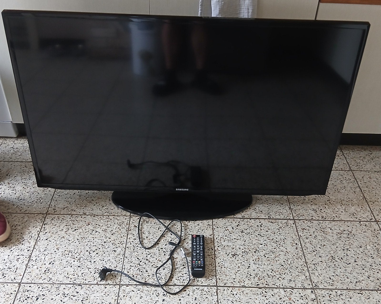 Samsung 46" lcd tv, Audio, Tv en Foto, Televisies, Ophalen, Gebruikt, LCD, Samsung