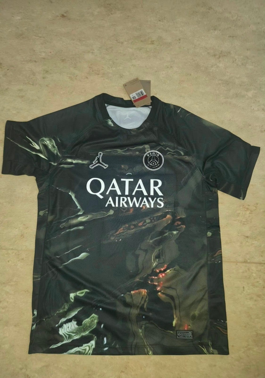 maillot psg fourth 24/25 - neuf avec étiquette - taille l, Kleding | Heren, Maat 52/54 (L), Zwart, Nieuw, Ophalen of Verzenden