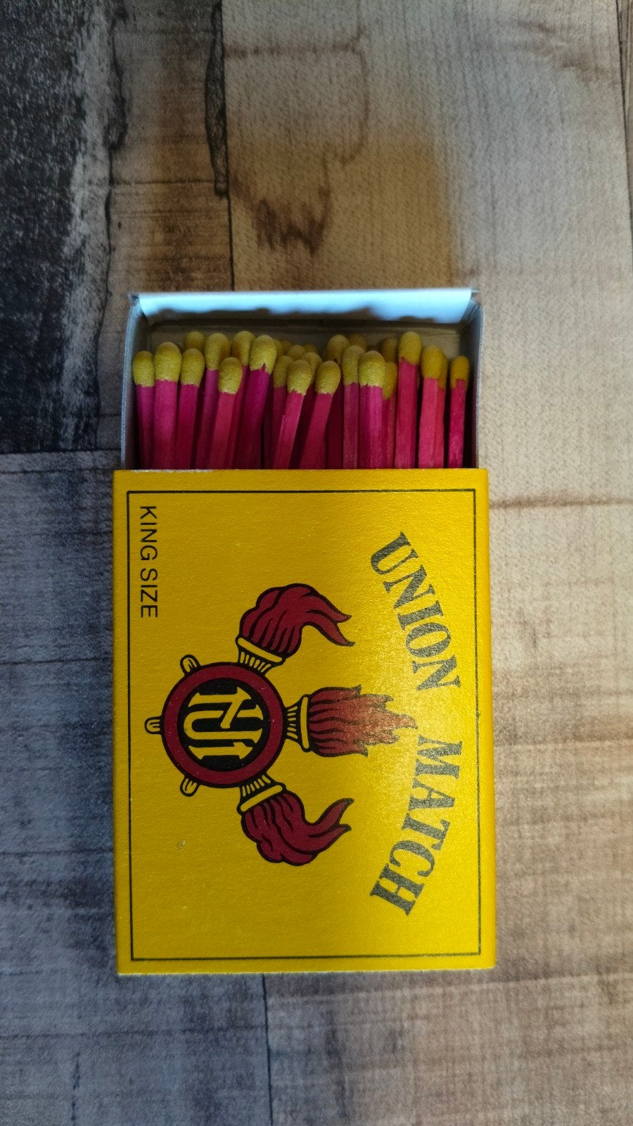 Vintage Union Match King Size lucifers, Verzamelen, Ophalen of Verzenden, Nieuw, Luciferdoosjes of -merken