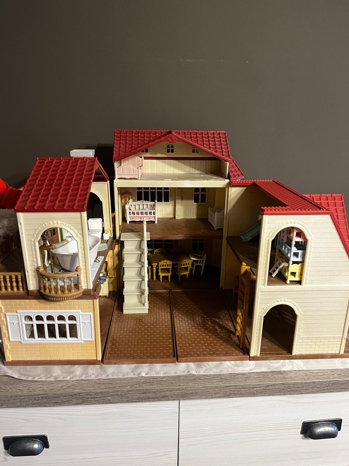 Sylvanian huis met toebehoren, Enlèvement, Comme neuf, Maison de poupées