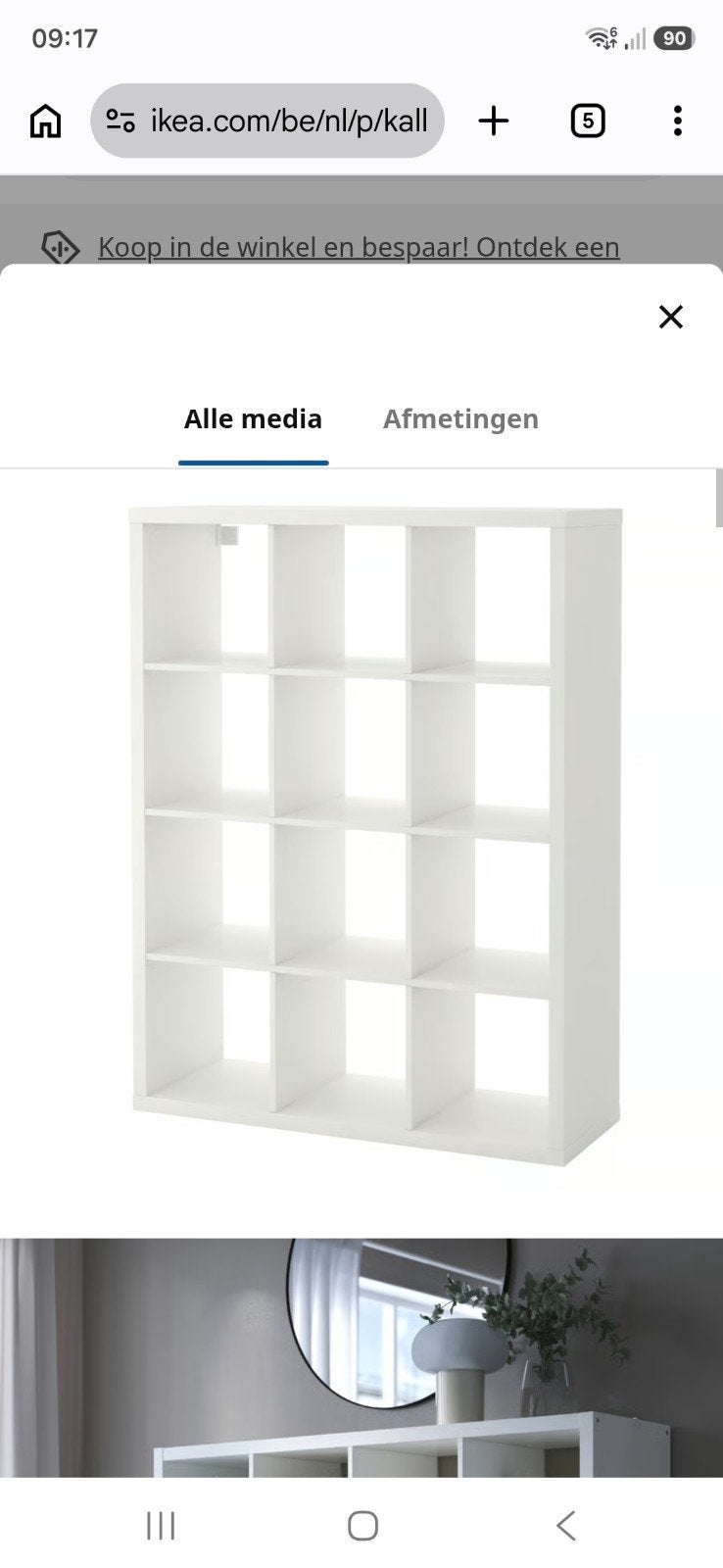 Pax kast, Enlèvement, Comme neuf