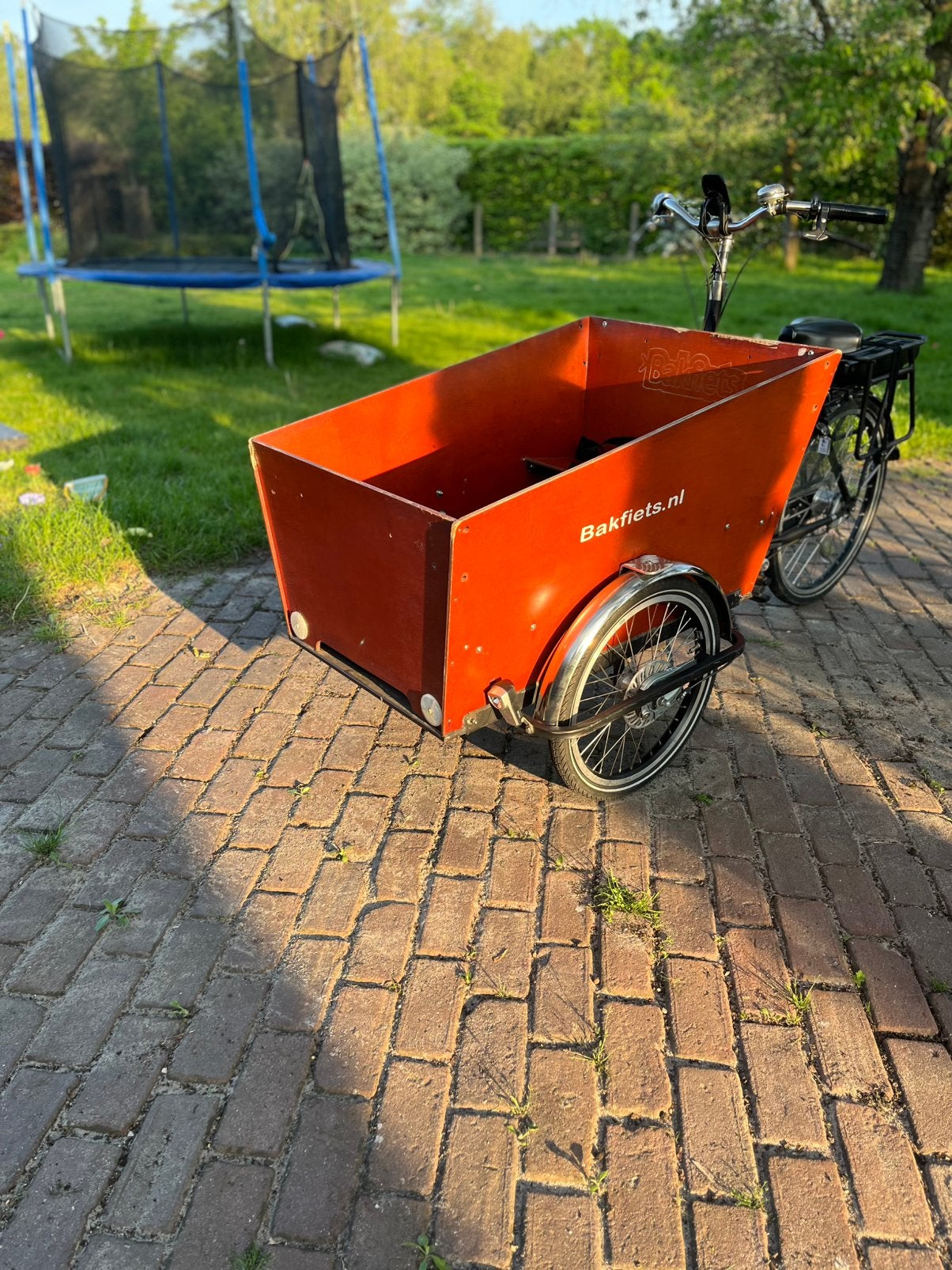 Nette elektrische bakfiets - nieuwe accu, Fietsen en Brommers, Ophalen, Zo goed als nieuw