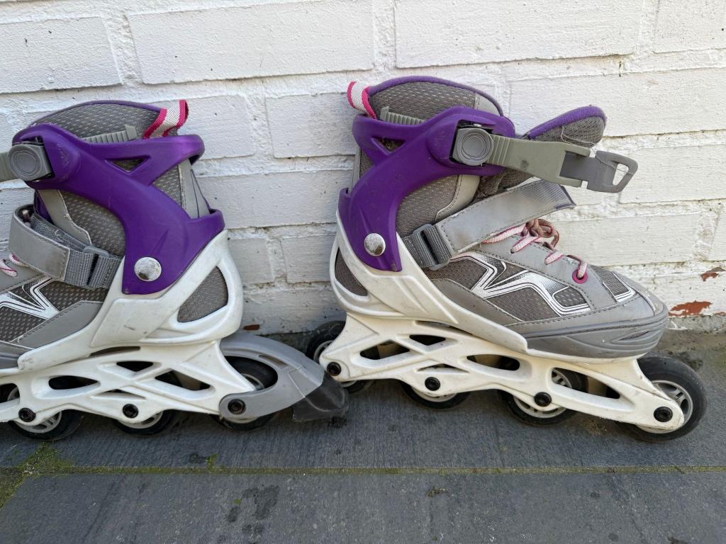 Oxelo rolschaatsen / inline skates – verstelbare maat, Sport en Fitness, Ophalen, Verstelbaar, Gebruikt, Kinderen