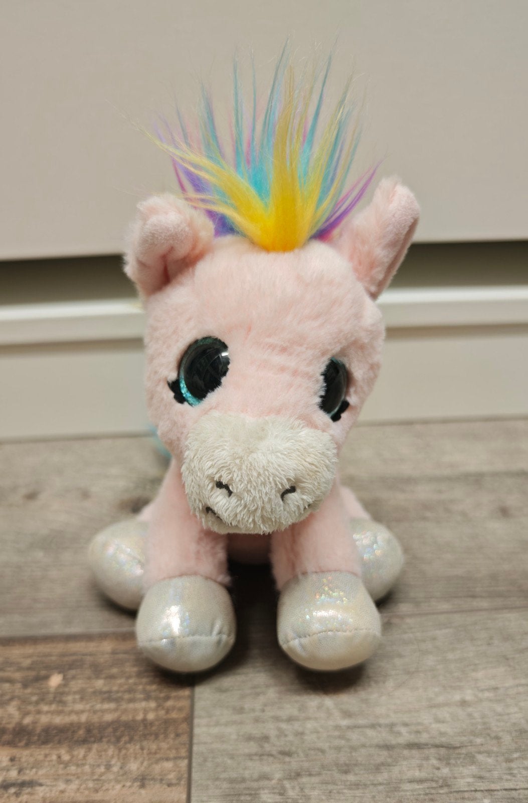 Peluche licorne Roosy, Enlèvement ou Envoi, Rose, Utilisé, Licorne