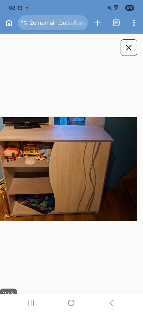 Chambre bb a vendre urgent doit partir vite, Maison & Meubles, Enlèvement, Comme neuf, Une personne, Chene