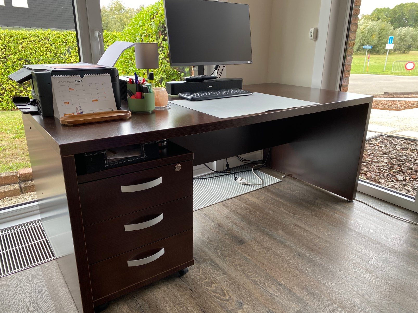 Meuble de bureau et tiroir, Enlèvement, Utilisé