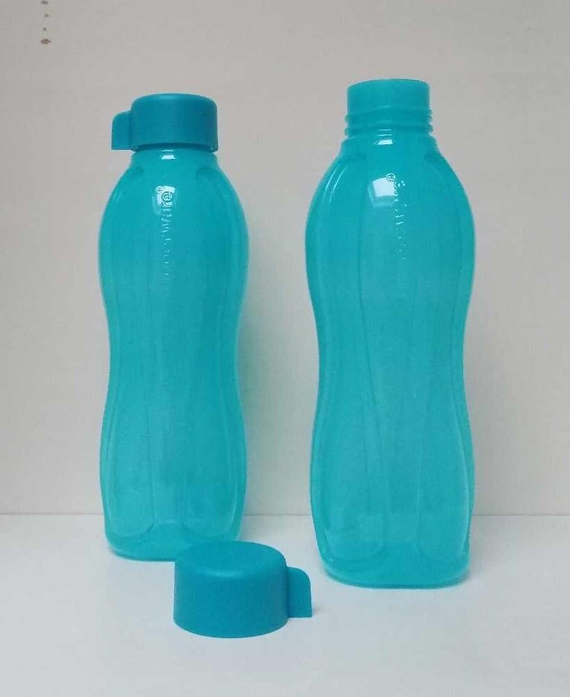 Tupperware™ « Fles Eco » 1 liter x 2 - blauw, Verzenden, Nieuw, Blauw, Bak of Kom