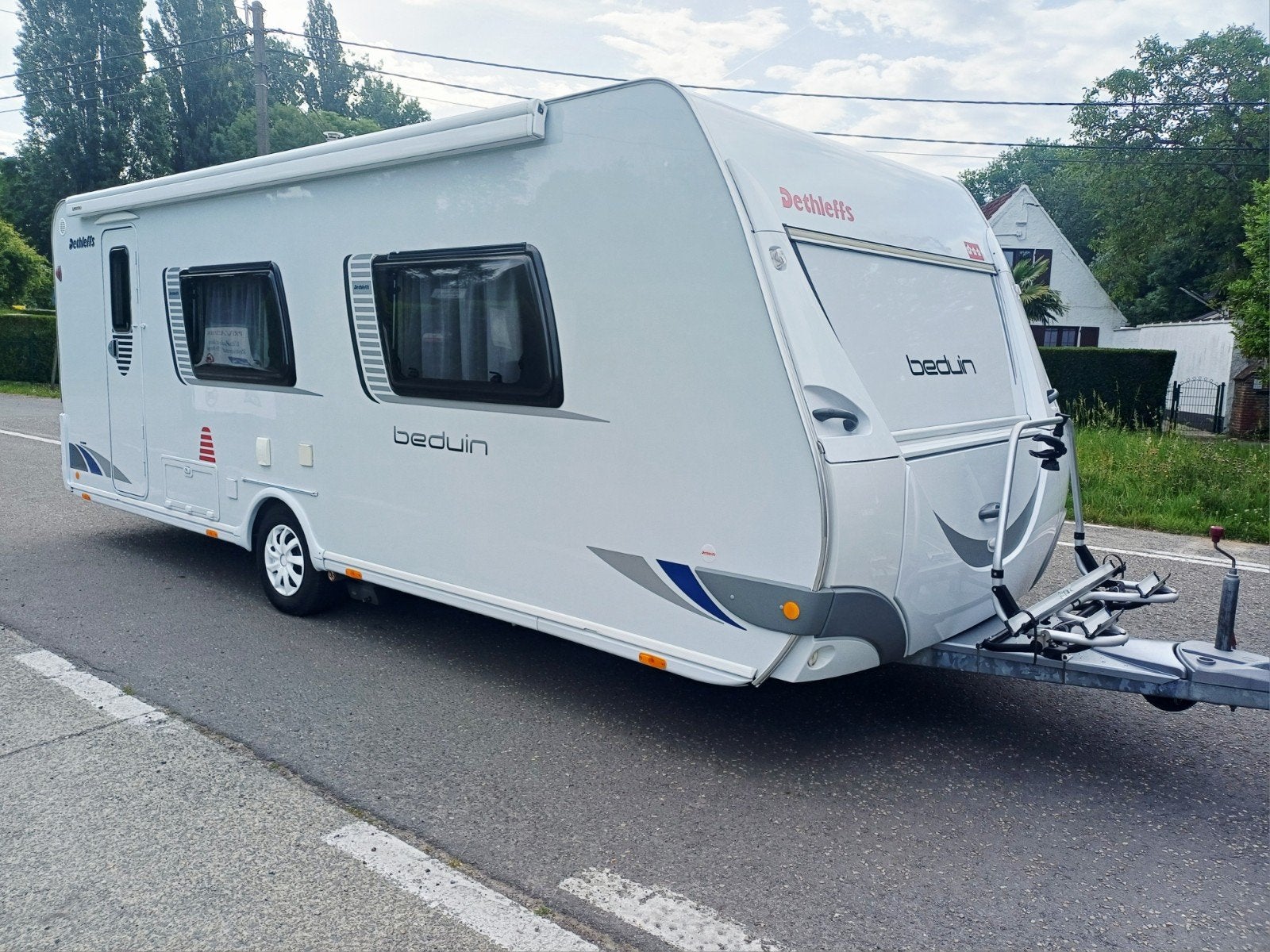 Dethleffs Beduin 545 Parfait état, Jusqu'à 4, 6 à 7 mètres, Lit Queen size, Particulier