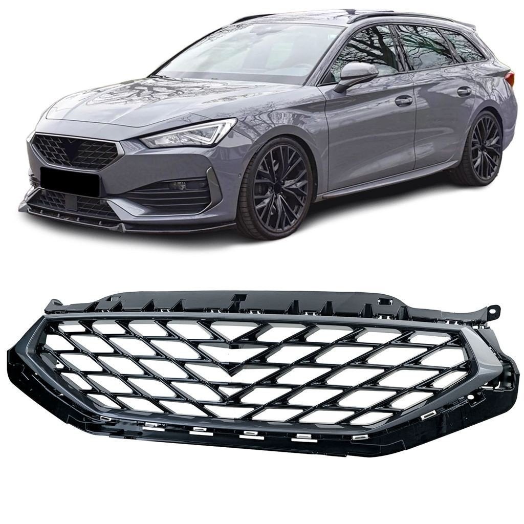 Sport Grill Voor Seat Leon FR KL Honingraat Clean Look, Verzenden