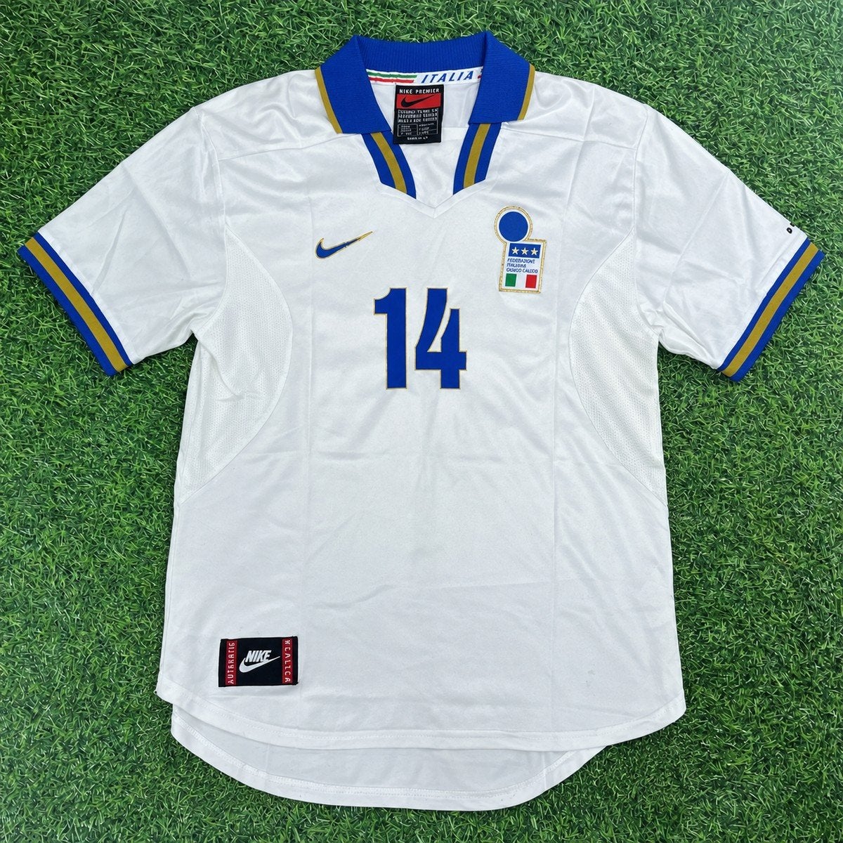 Italië Delpiero Voetbal Uitshirt Origineel 1996, Enlèvement ou Envoi
