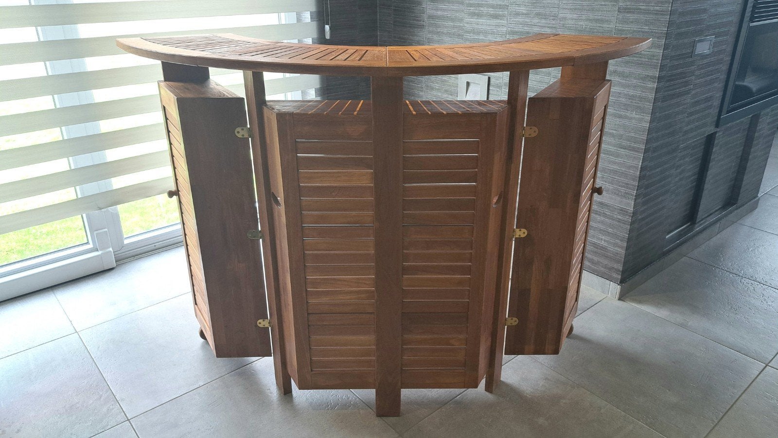 Bar pliable en teck, Maison & Meubles, Enlèvement
