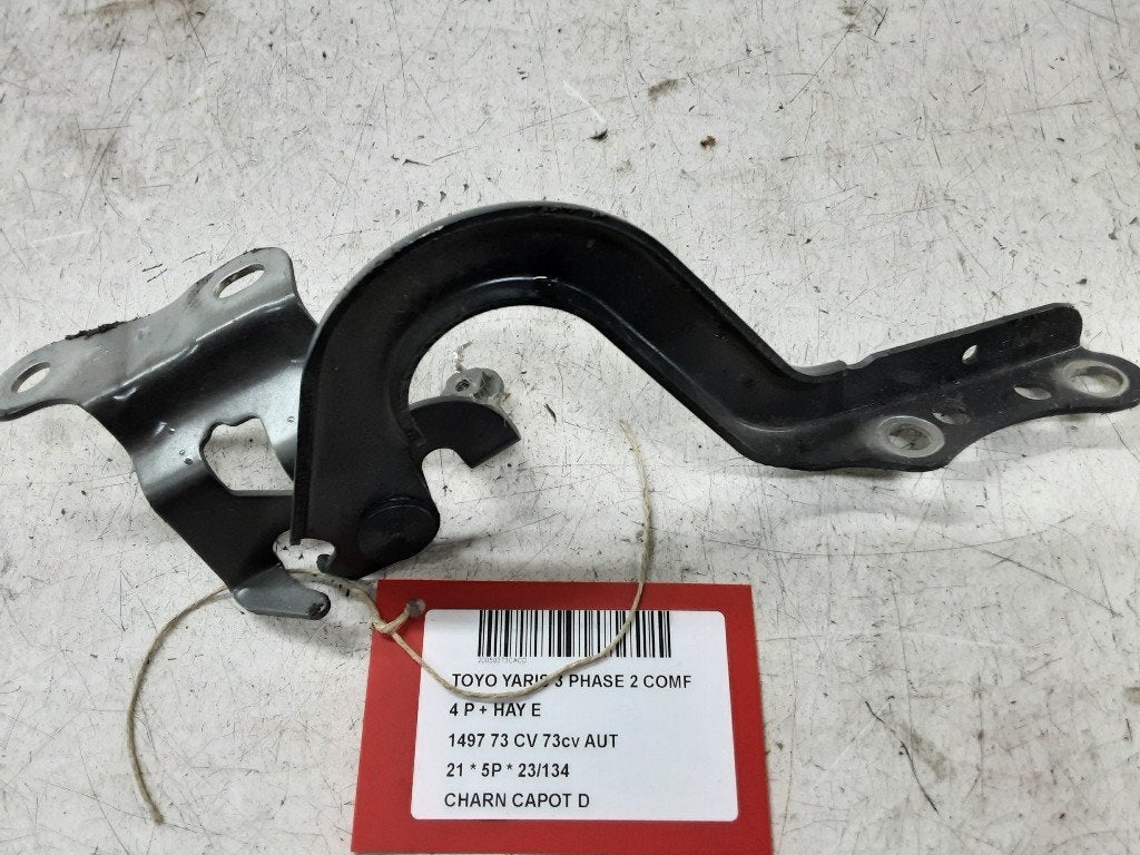 CHARNIERE DE CAPOT DROIT Toyota Yaris III (P13), Autos : Pièces & Accessoires, Mevr. I. Hauben, Toyota, Utilisé, Rue de l'Espoir 34 34
4030  GRIVEGNÉE, BE