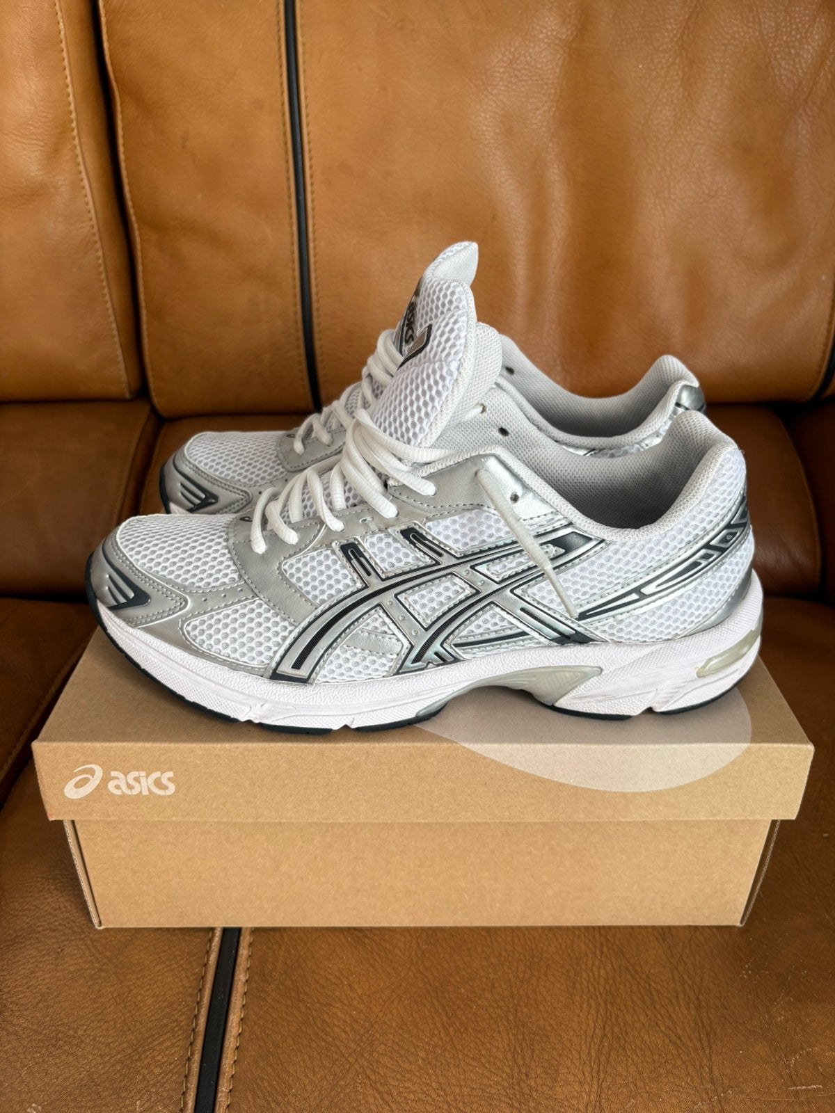 Asics Gel-1130 (44), Kleding | Heren, Schoenen, Ophalen, Wit, Zo goed als nieuw, Sneakers