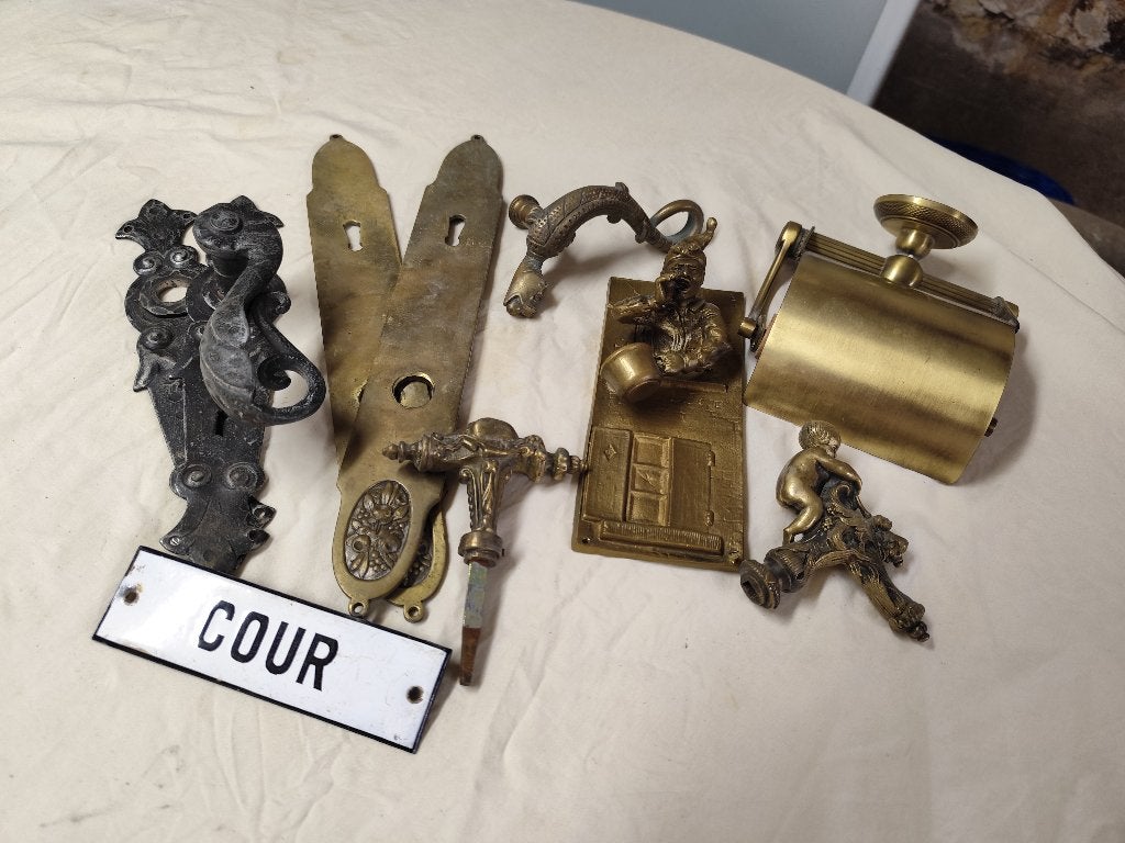 Lot en laiton, Antiquités & Art, Enlèvement