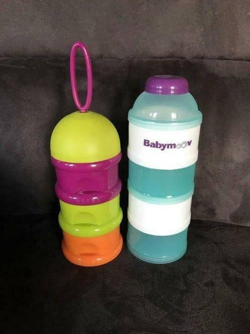 2 melkpoederdozen Beaba en Babymoov, Ophalen