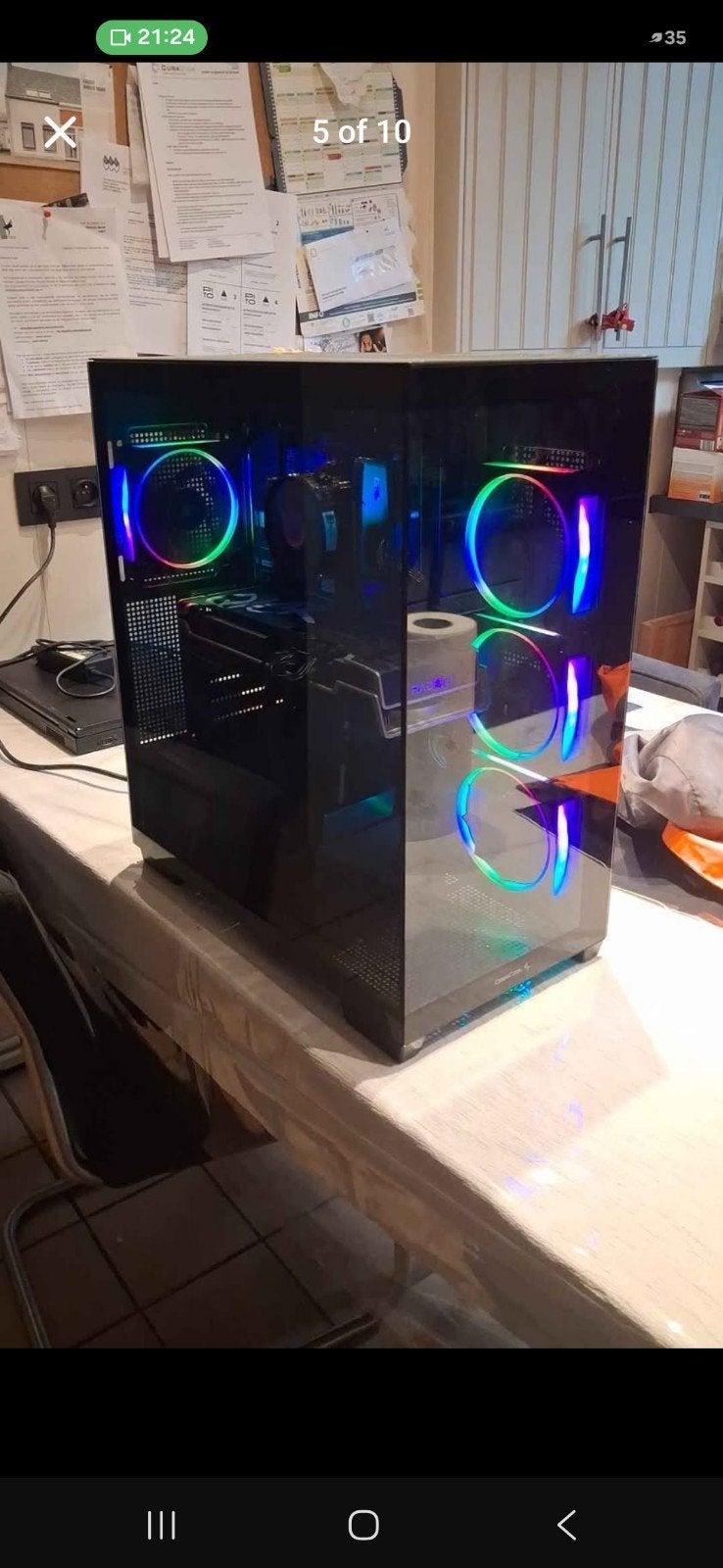 HIGH END 4K PC/I7 14700/ 6750XT/ DDR5/ 1TB / AANPASBARE RGB, Computers en Software, Custom Build, Zo goed als nieuw, Gaming, SSD