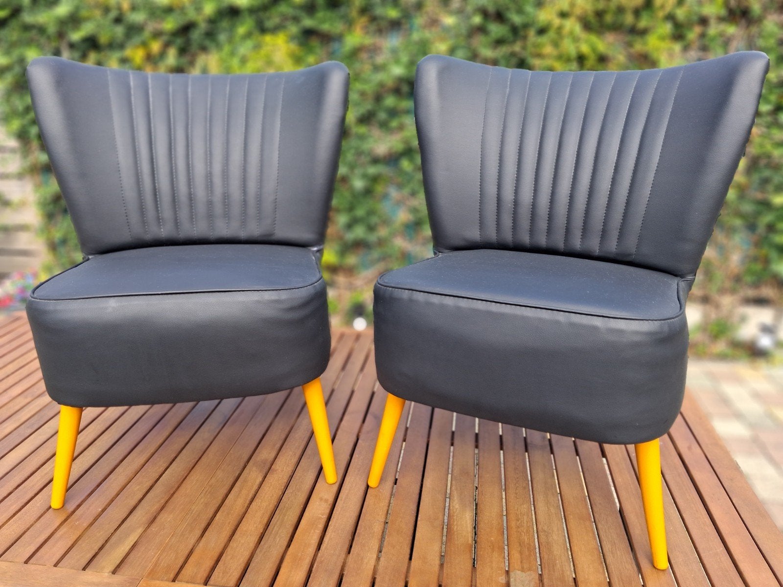 Set van 2 retro cocktail stoelen., Enlèvement