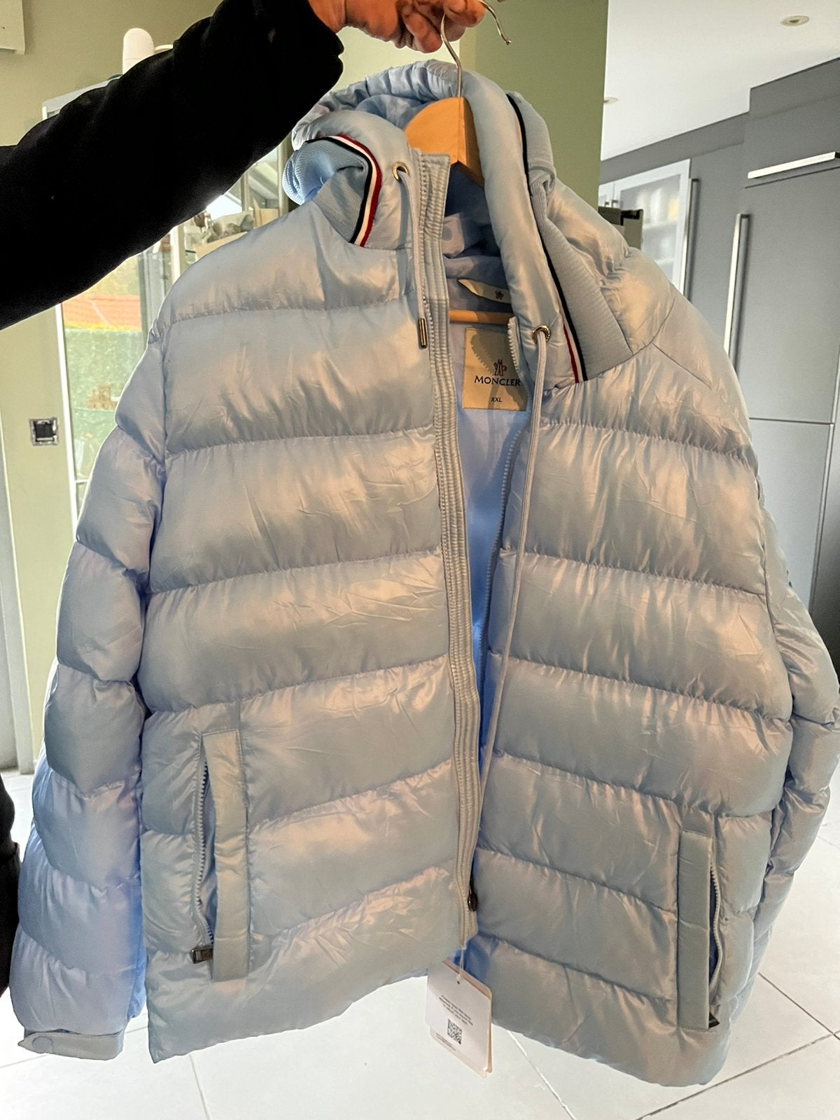 Moncler Farfetch, Enlèvement, Neuf, Autres tailles, Bleu
