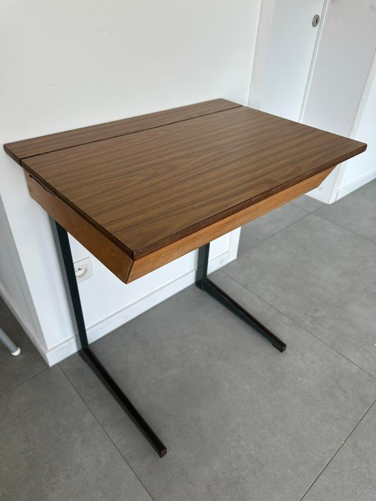 Schoolbank met stoel, Huis en Inrichting, Vintage, Ophalen